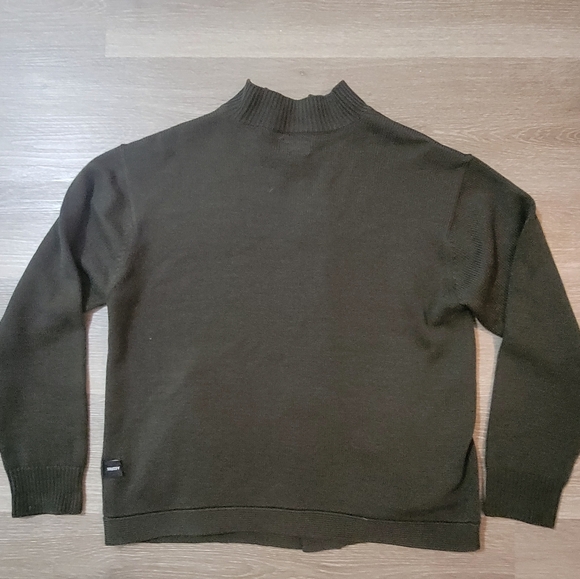 Stussy Rare Army Green Vintage Sweater. - Picture 6 of 9